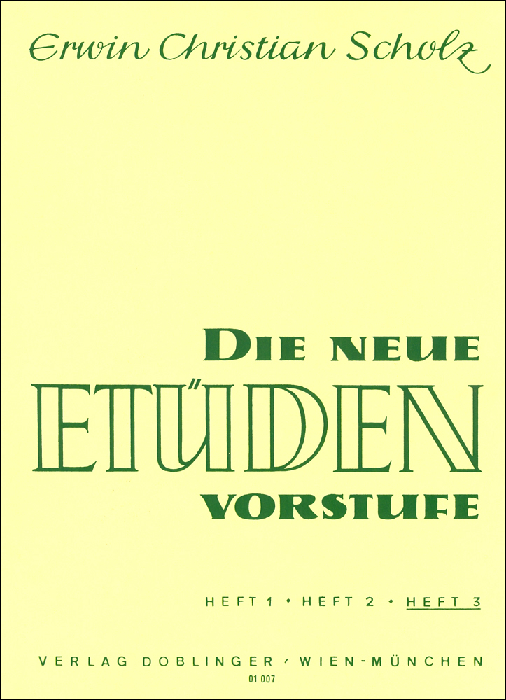 Vorderes Coverbild Die neue Etüdenvorstufe Band 3
