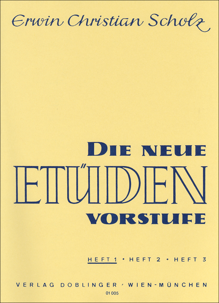 Vorderes Coverbild Die neue Etüdenvorstufe Band 1