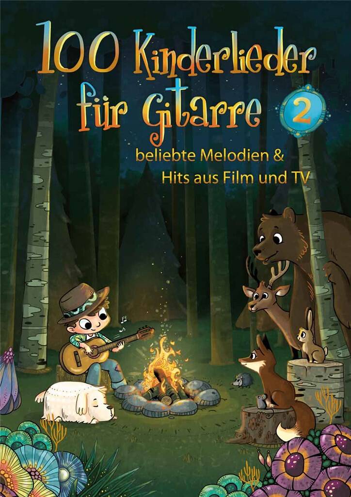 Vorderes Coverbild 100 Kinderlieder für Gitarre Band 2