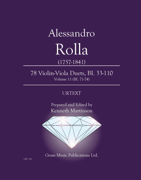 Vorderes Coverbild 78 Violin-Viola Duets, BI. 33-110 Volume 11