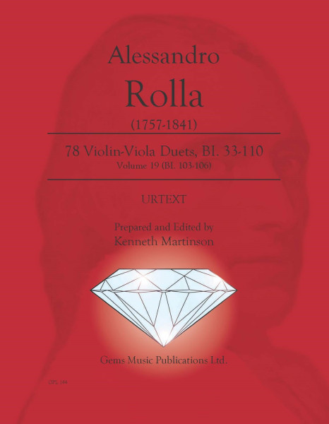 Vorderes Coverbild 78 Violin-Viola Duets, BI. 33-110 Volume 19