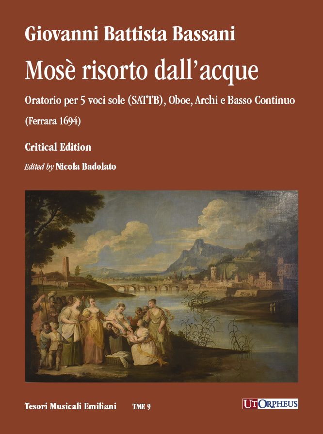 Vorderes Coverbild Mosè risorto dall’acque. Oratorio per 5 voci sole (SATTB), Oboe, Archi e Basso Continuo (Ferrara 1694)