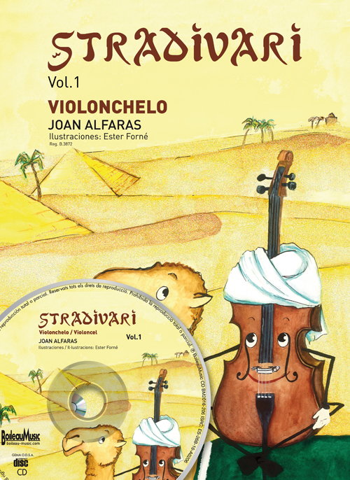 Vorderes Coverbild Stradivari violonchelo, Vol. 1 - Castellano