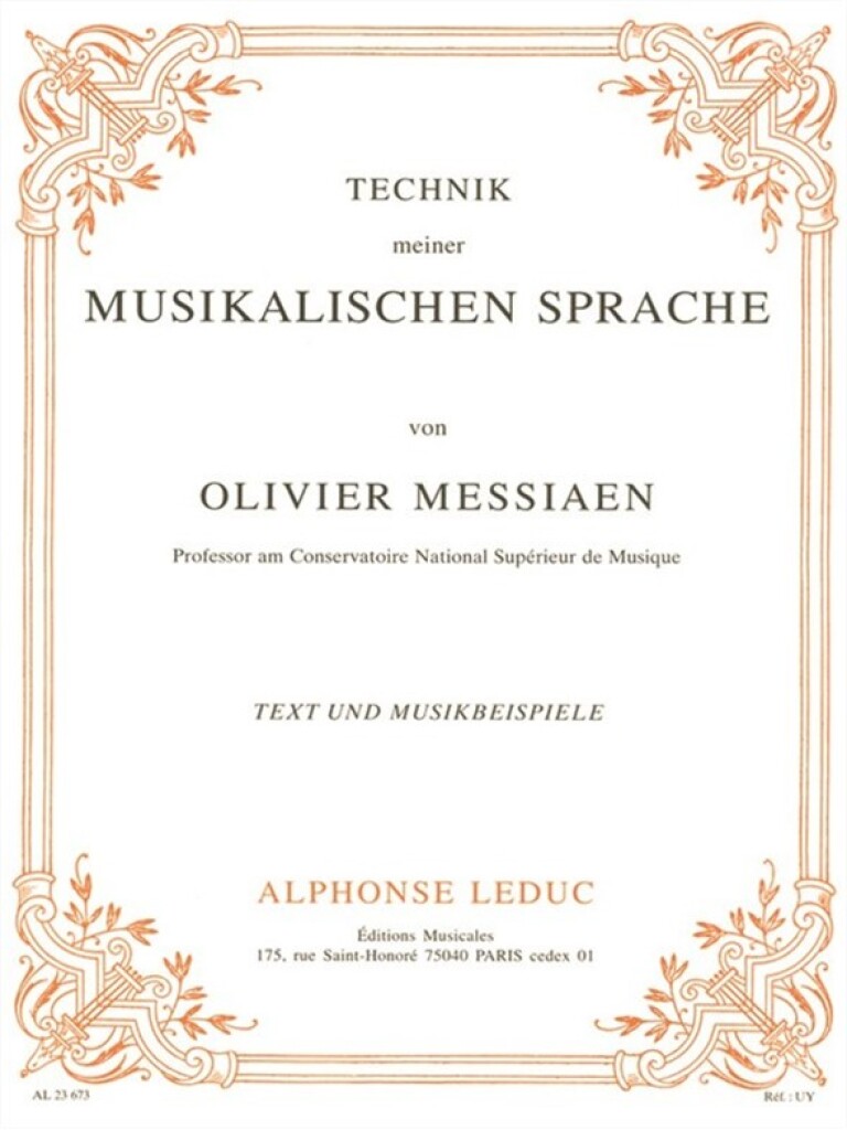 Vorderes Coverbild Die Technik meiner musikalischen Sprache