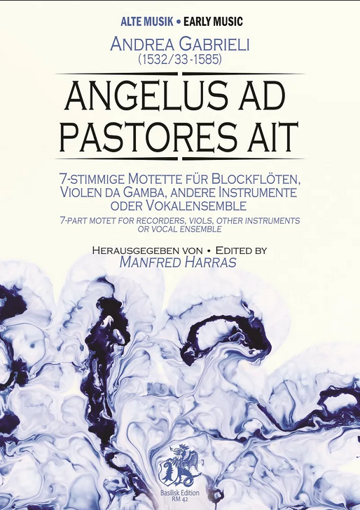 Vorderes Coverbild Angelus ad pastores ait