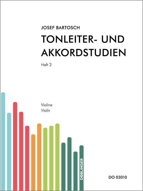 Vorderes Coverbild Tonleiter- und Akkkordstudien Heft 2