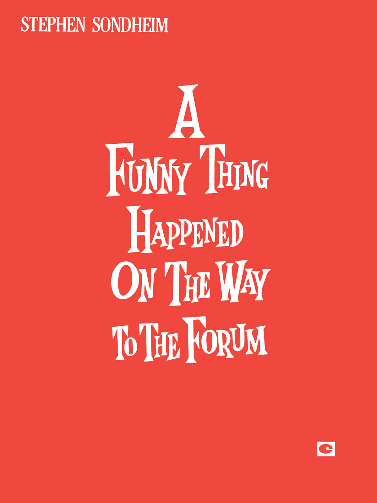 Vorderes Coverbild A Funny Thing Happened on the Way to the Forum