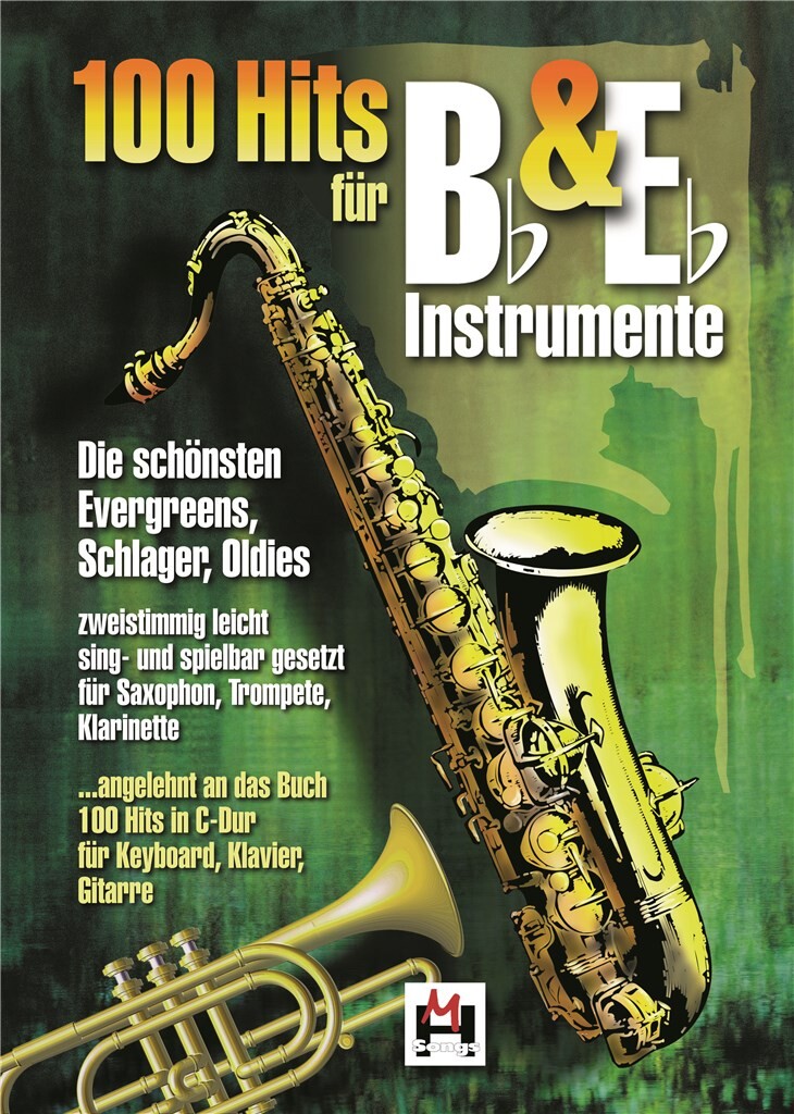 Vorderes Coverbild 100 Hits für Bb und Eb Instrumente