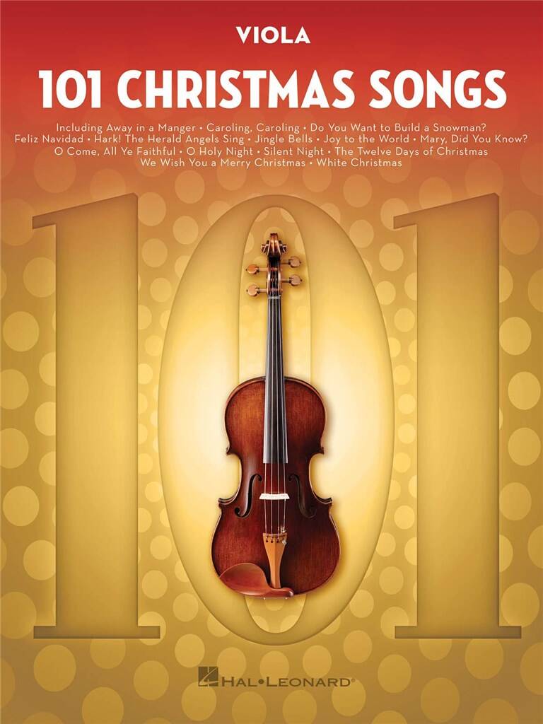 Vorderes Coverbild 101 Christmas Songs for Viola