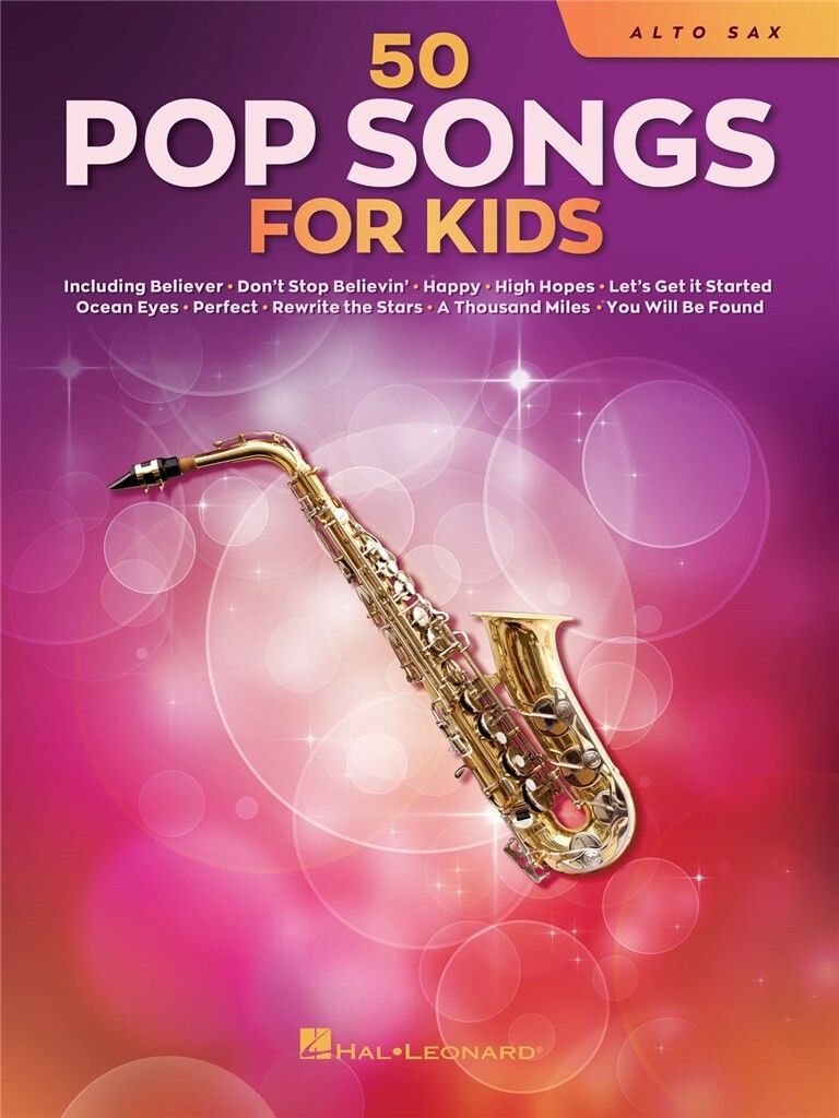 Vorderes Coverbild 50 Pop Songs for Kids for Alto Sax