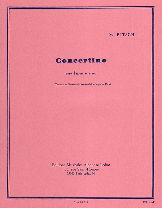 Vorderes Coverbild Concertino