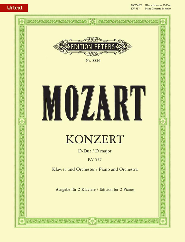 Vorderes Coverbild Konzert D-Dur KV 537 "Krönungskonzert" (Wien, 24. Februar 1788)