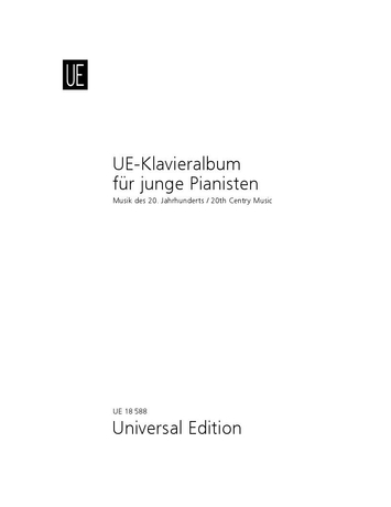 Vorderes Coverbild UE-Klavieralbum für junge Pianisten - Musik des 20. Jahrhunderts für Klavier