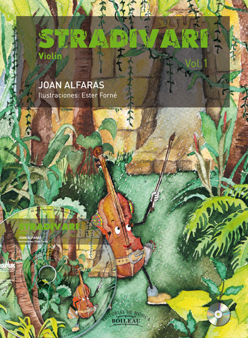 Vorderes Coverbild Stradivari violín, Vol. 1 - Castellano