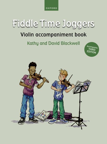 Vorderes Coverbild Fiddle Time Joggers - Violin Accompaniment Book