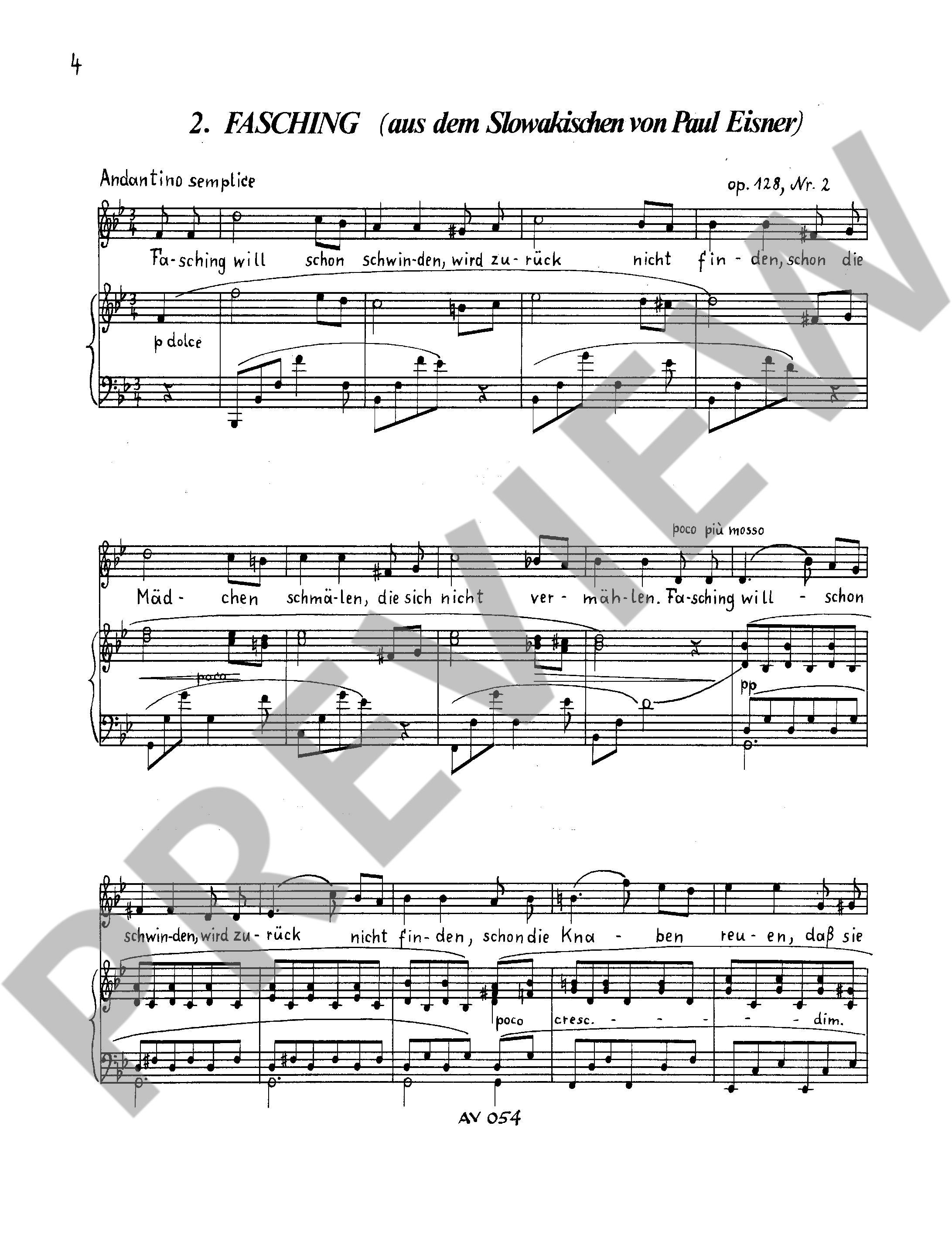 Anderes Coverbild Monate im Lied op. 128