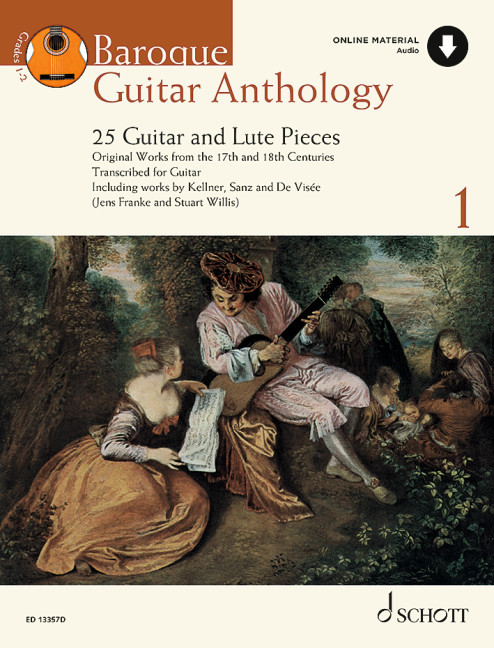 Vorderes Coverbild Baroque Guitar Anthology 1