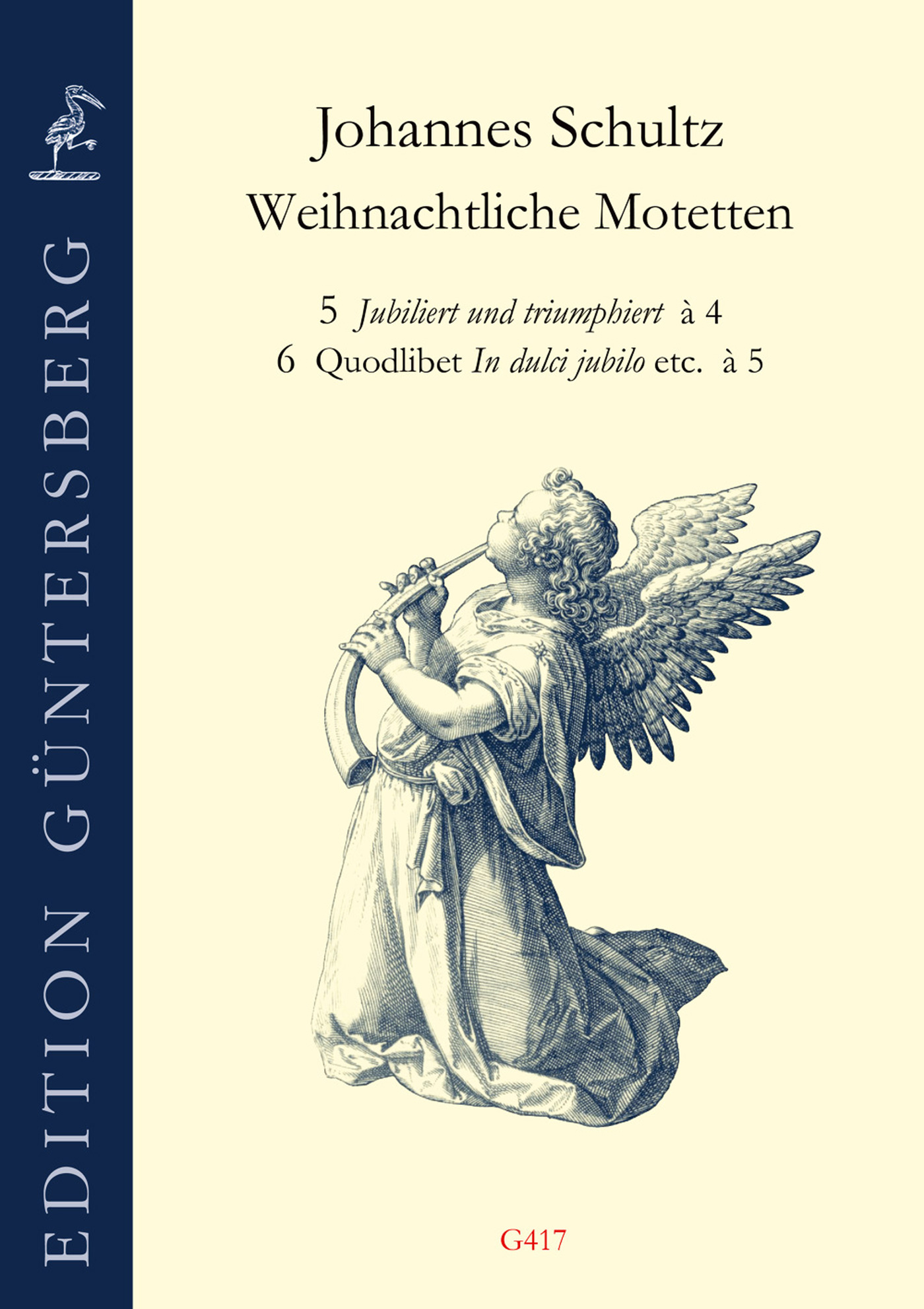 Vorderes Coverbild Weihnachtliche Motetten zu 4 und 5 Stimmen (1645)