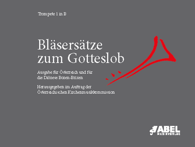 Vorderes Coverbild Bläsersätze zum Gotteslob - Trompete 1 in B