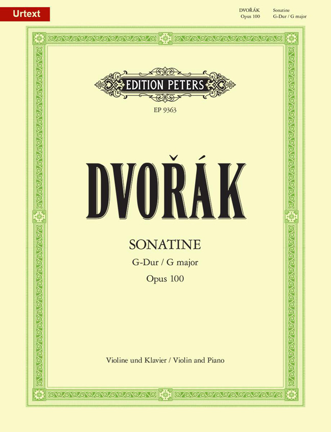 Vorderes Coverbild Sonatine für Violine und Klavier G-Dur op. 100