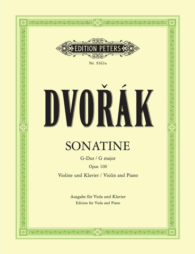 Vorderes Coverbild Sonatine für Violine und Klavier G-Dur op. 100