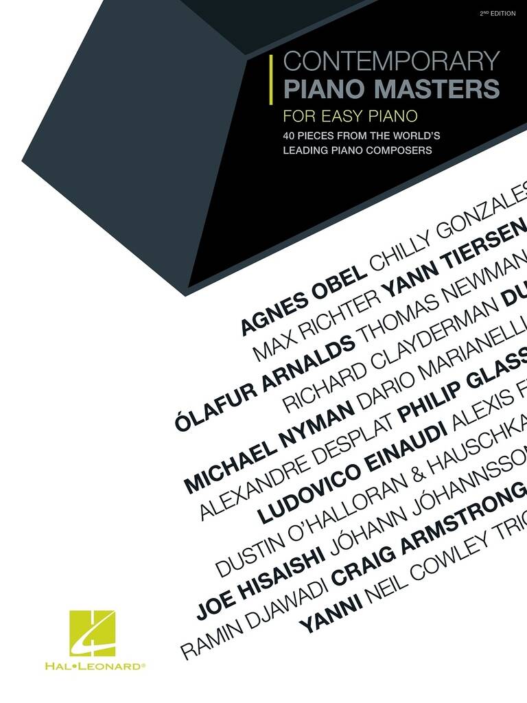 Vorderes Coverbild Contemporary Piano Masters for Easy Piano
