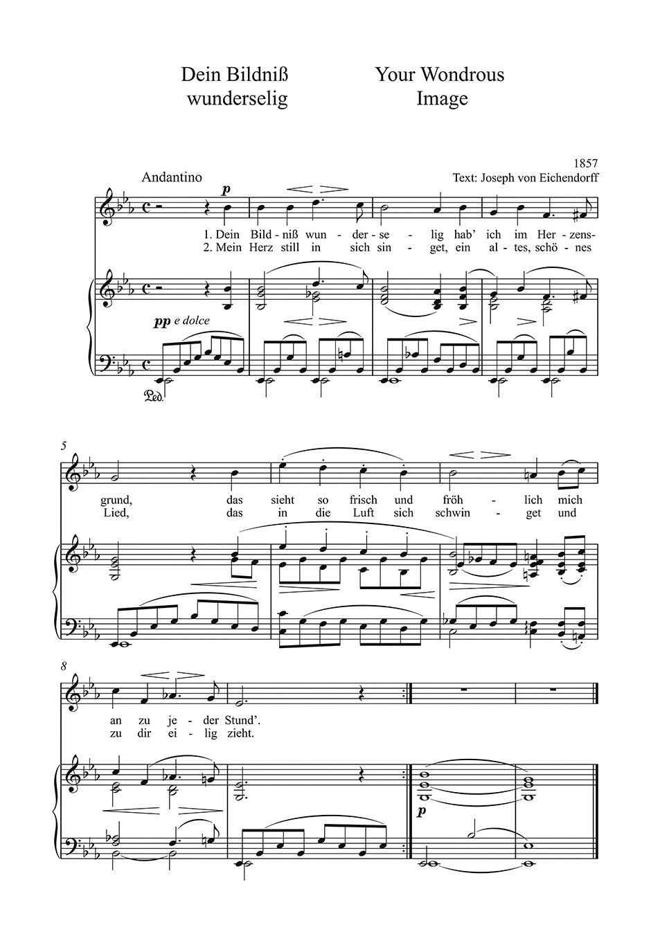 Vorderes Coverbild Lieder und Gesänge Band 2