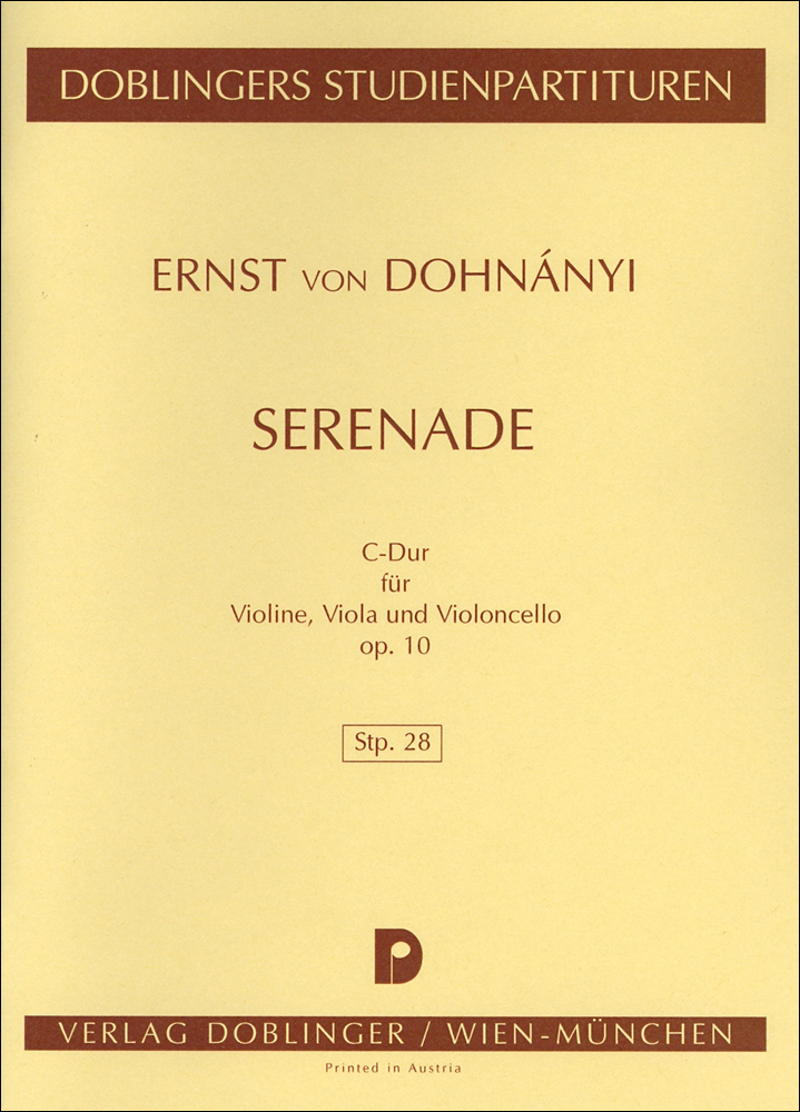 Vorderes Coverbild Serenade op. 10
