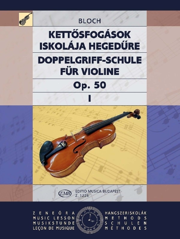 Vorderes Coverbild Doppelgriff-Schule für Violine op. 50 Band 1