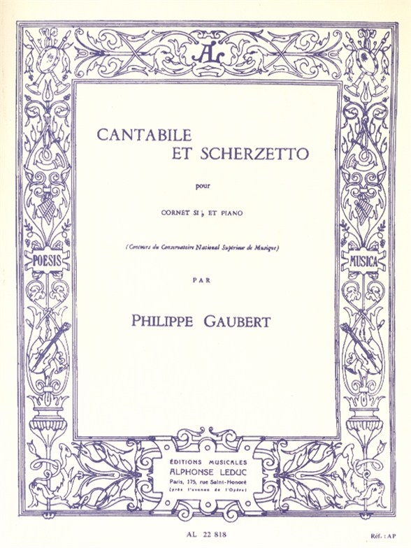 Vorderes Coverbild Cantabile et Scherzetto