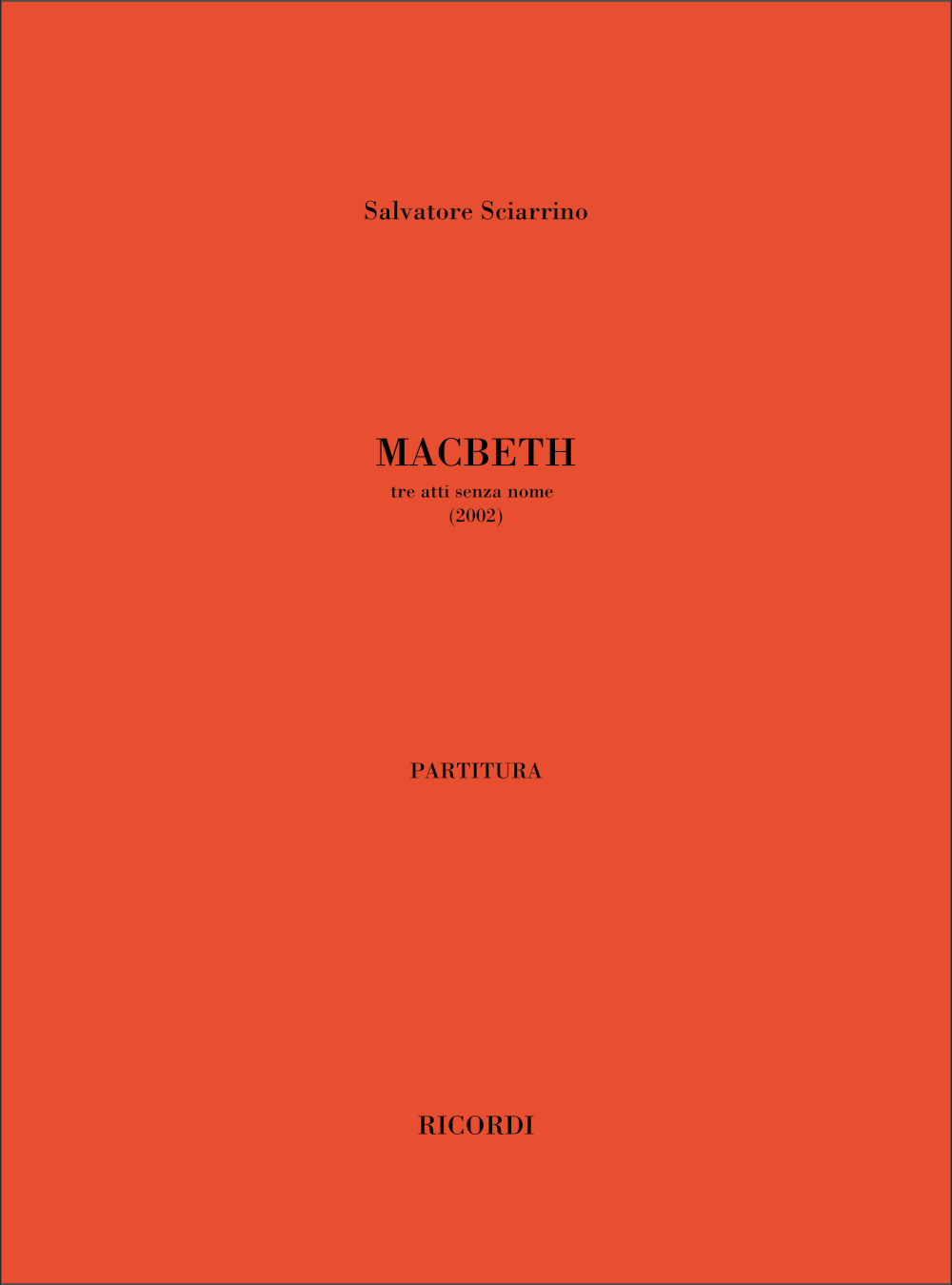 Vorderes Coverbild Macbeth