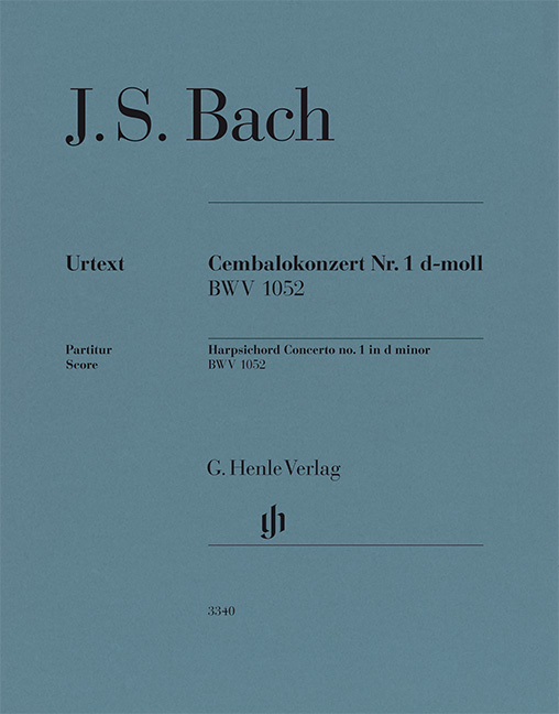Vorderes Coverbild Cembalokonzert Nr. 1 d-moll BWV 1052