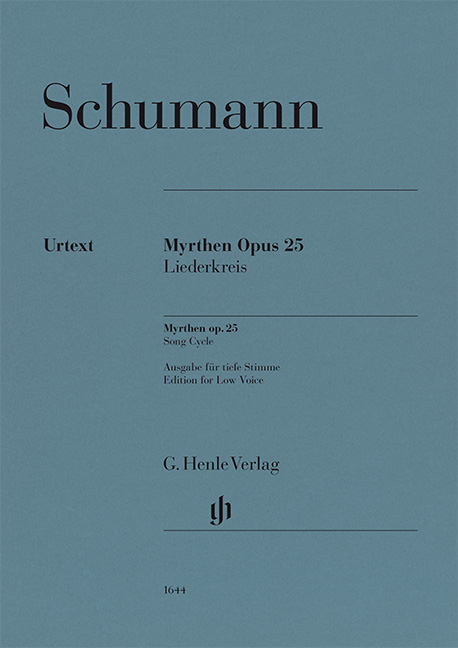 Vorderes Coverbild Myrthen op. 25
