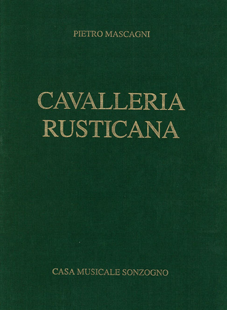 Vorderes Coverbild Cavalleria rusticana