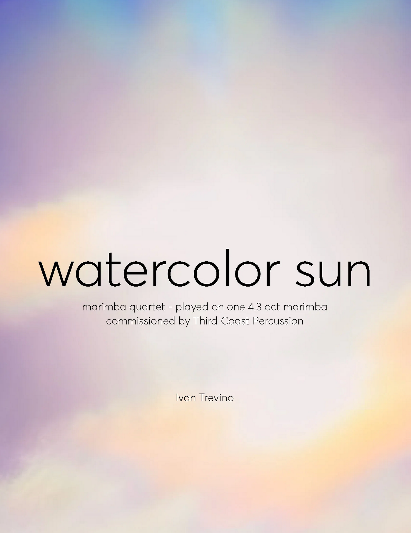 Vorderes Coverbild Watercolor Sun