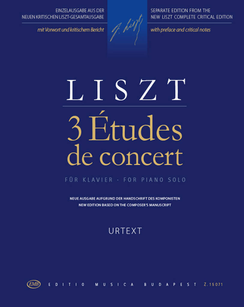 Vorderes Coverbild 3 Études de concert