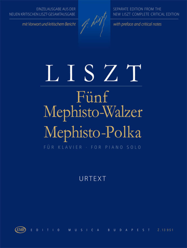 Vorderes Coverbild Fünf Mephisto-Walzer - Mephisto-Polka