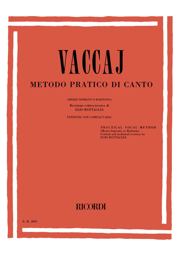 Vorderes Coverbild Metodo pratico di canto