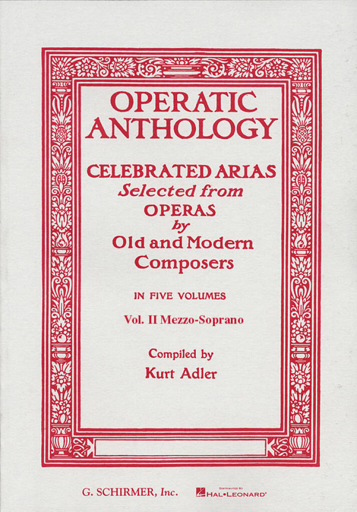 Vorderes Coverbild Operatic Anthology – Volume 2