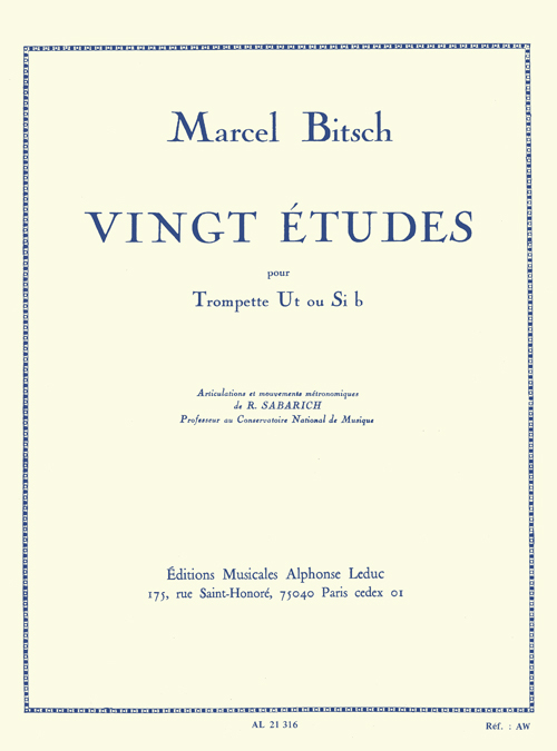 Vorderes Coverbild 20 études