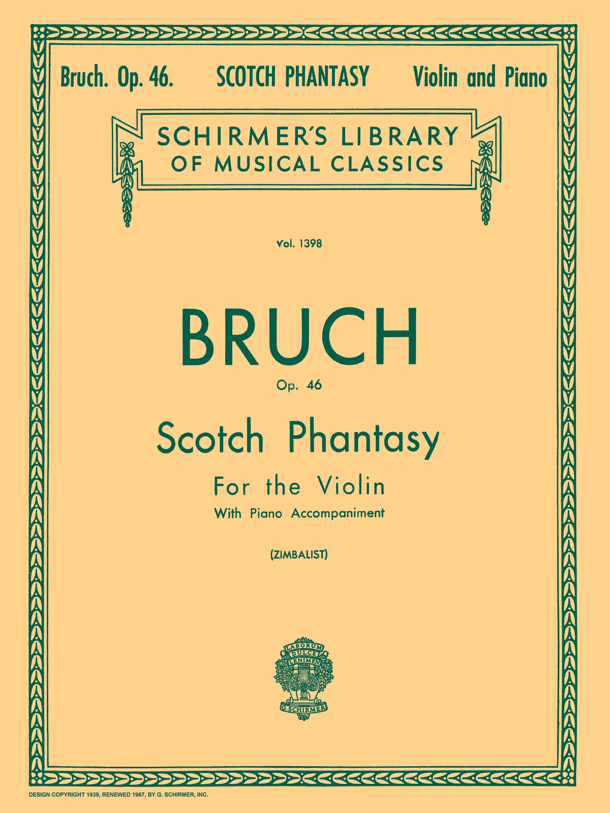Vorderes Coverbild Scotch Phantasy Op. 46