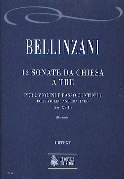 Vorderes Coverbild 12 Sonate da Chiesa a tre (18th century)