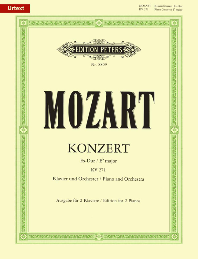 Vorderes Coverbild Konzert Es-Dur KV 271 "Jeunehomme-Konzert" ([Salzburg] Januar 1777)