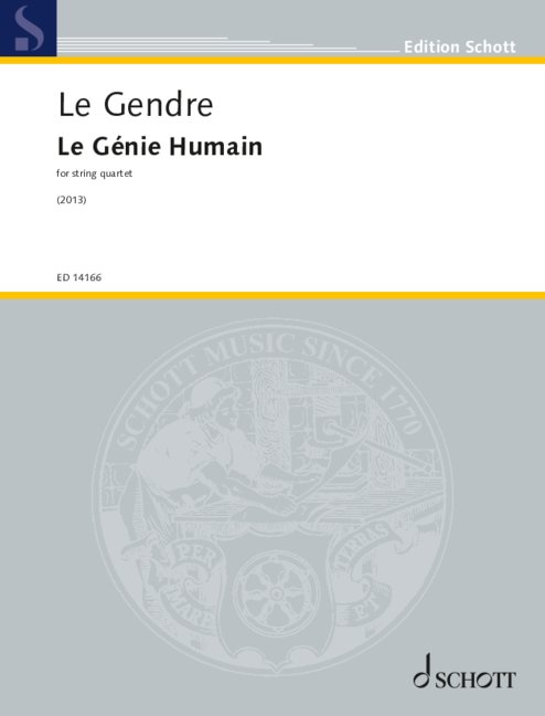 Vorderes Coverbild Le Génie Humain