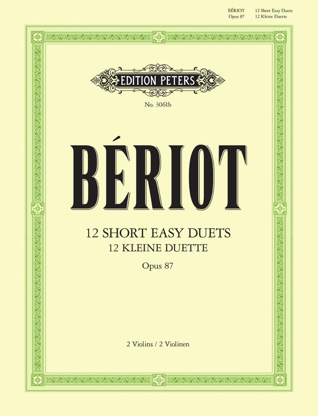 Vorderes Coverbild 12 kleine leichte Duette für 2 Violinen op. 87
