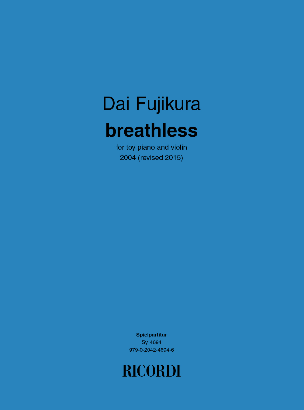 Vorderes Coverbild Breathless