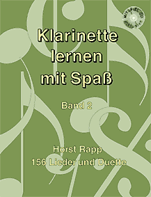 Vorderes Coverbild Klarinette lernen mit Spaß Band 2