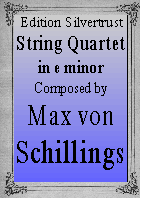 Vorderes Coverbild Streichquartett e-Moll