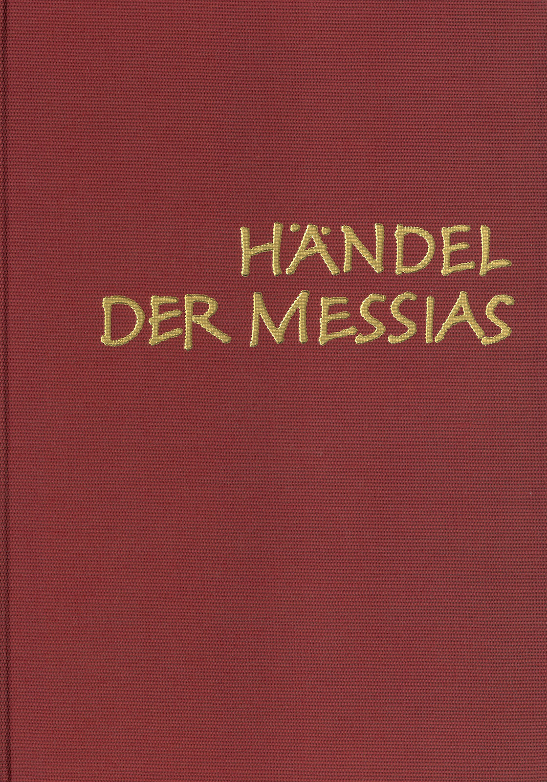 Vorderes Coverbild Der Messias HWV 56