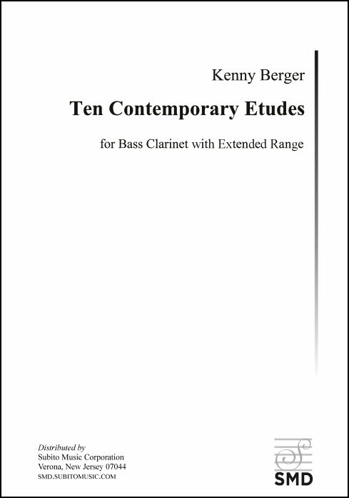 Vorderes Coverbild Contemporary Etudes for Bass Clarinet